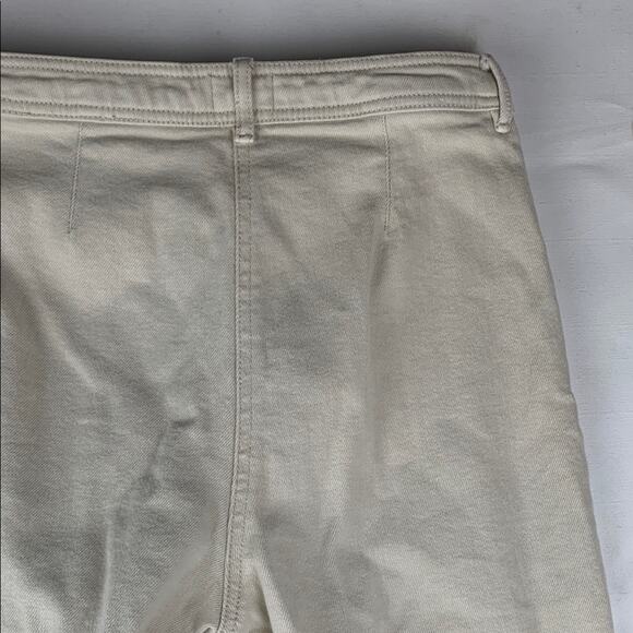 Wilfred Free size 2 xs cream modern utility high rise straight leg jeans denim a - Picture 11 of 13